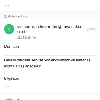 Kawasaki Satış Sonrası Destek Ve İletişim Sorunları
