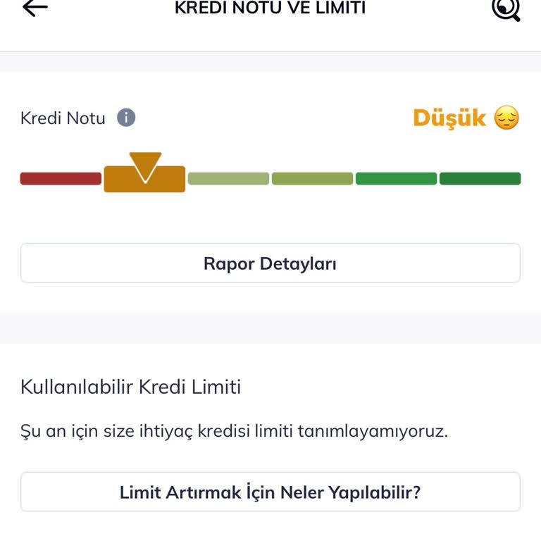 Kredi Notumun Sebepsiz Düşmesi Ve Yetersiz Müşteri Hizmetleri