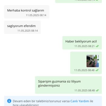 Yanlış Çiçek Gönderimi Ve Çözülmeyen Şikayet