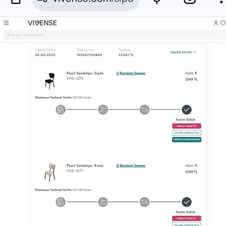 Siparişim Teslim Edilmedi, Çözüm Sunulmuyor