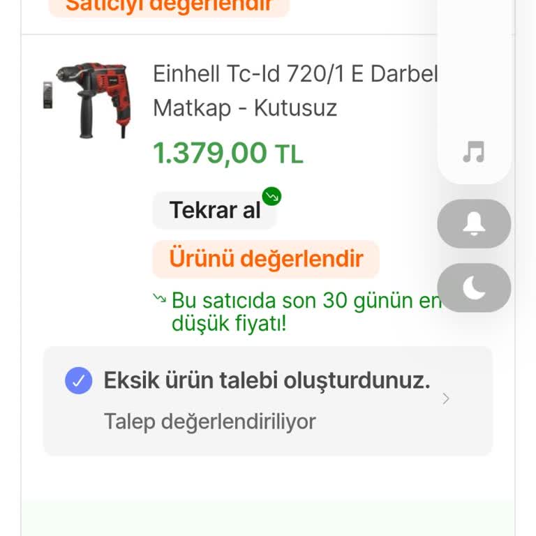 Satın Aldığım Matkap Uçları Gönderilmedi, Sorunum Çözülmüyor