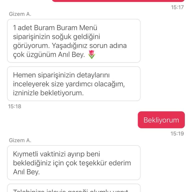 Soğuk Gelen Pizza İçin Çözüm Sunulmuyor