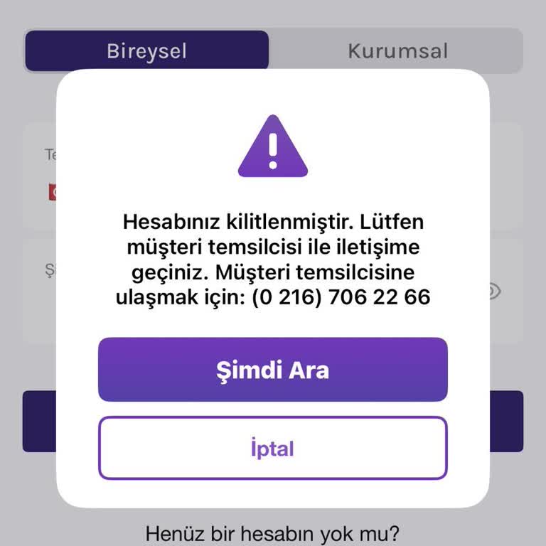 Hesabım Kilitlendi Destek Hattına Ulaşamıyorum