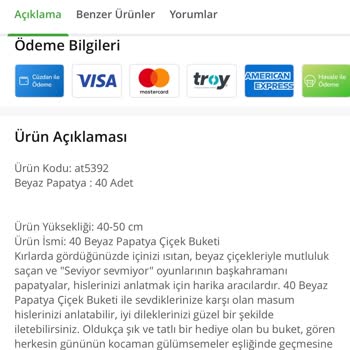 Gönderilen Papatya Sayısı Eksik Çıktı, Mağduriyet Yaşadık