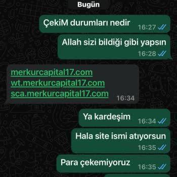 Merkür Capital'de Para Çekemiyorum, Yardım İstiyorum