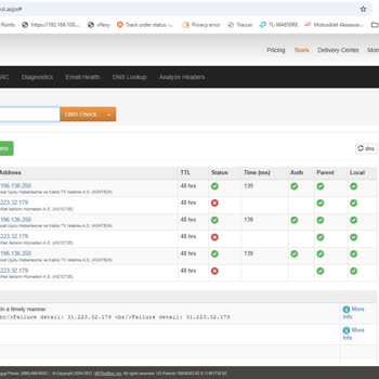 TurkNet DNS Portumu Engelliyor Erişim Sorunu Yaşıyorum