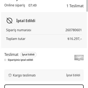 Yanlış Fiyatlandırma Nedeniyle İptal Edilen Televizyon Siparişlerim Hakkında Mağduriyet