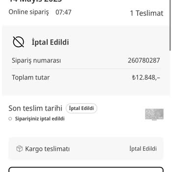 Yanlış Fiyatlandırma Nedeniyle İptal Edilen Televizyon Siparişlerim Hakkında Mağduriyet