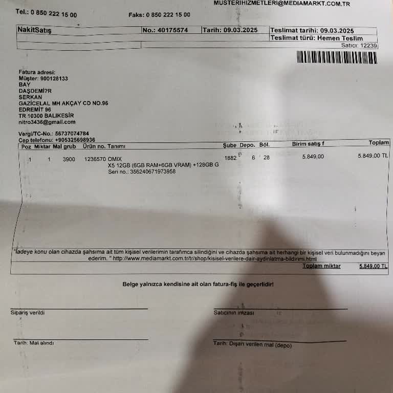 KVK Garantili Telefonumun Arızasında Servis Desteği Alamadım