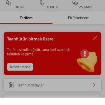 Taahhüt Başlangıç Tarihim Keyfi Olarak Değiştirildi!