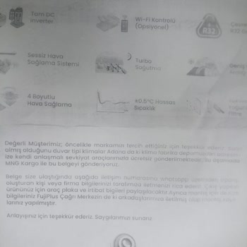 Klimam Yerine Sadece Kağıt Geldi Satıcıya Ulaşamıyorum Para İadesi İstiyorum