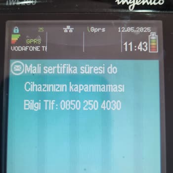 İngenico Yazar Kasa Servis Ve Destek Sorunları