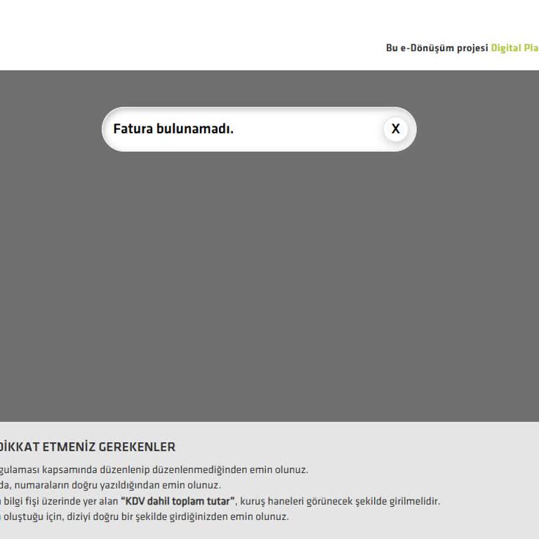 Fiş Ve Fatura Talebime Yanıt Alamıyorum, Sorunum Çözülmedi
