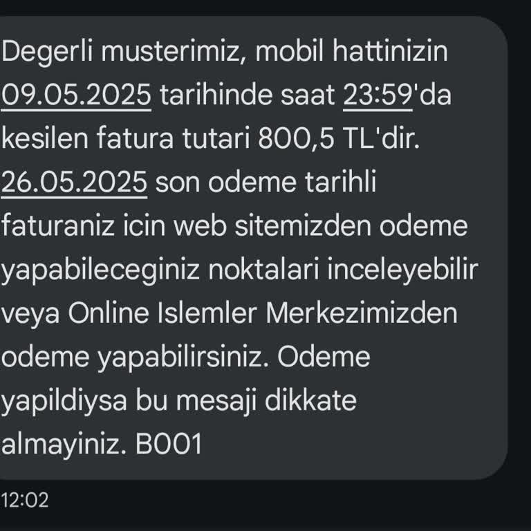 Numara Taşıma Sonrası Fahiş Fatura Ve Müşteri Hizmetlerine Ulaşılamıyor
