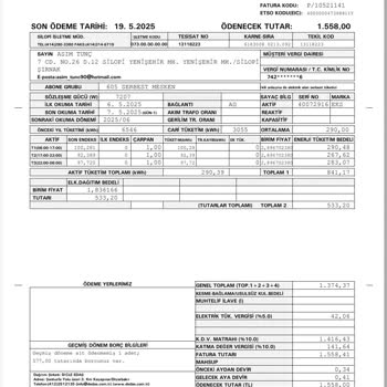 Bir Günde Gelen Fahiş Elektrik Faturasıyla Şaşkınlık Yaşadım