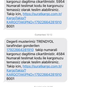 Sürat Kargo Kargo Teslim Edilmeden İade Edildi, Mağdur Oldum