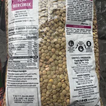 Yayla Bakliyat'ın Kanada Menşeli Ürünleri Hakkında Güven Sorunu