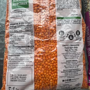 Yayla Bakliyat'ın Kanada Menşeli Ürünleri Hakkında Güven Sorunu