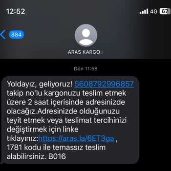 Teslim Edilmeyen Kargo, Yanıltıcı Teslimat Bilgisi Ve İlgisiz Hizmet