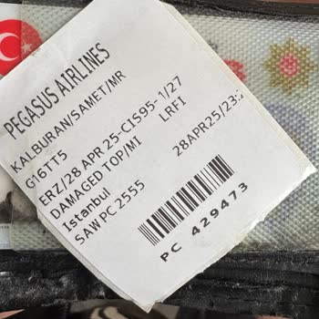 Pegasus Hasarlı Valiz İçin Sorumluluk Almadı, Mağdur Edildim
