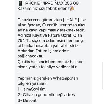 Kampanya Sonrası Güvensiz Firma Ve Şüpheli Mesajlar