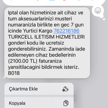 TV Plus Cihaz İadesinde Ücretsiz Kargo Sözü Tutulmadı, Mağdur Oldum