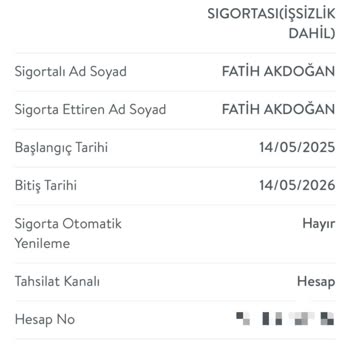 Krediye Bağlı Hayat Sigortasının İptali Ve Ücret İadesi Talebim Sonuçsuz Kaldı