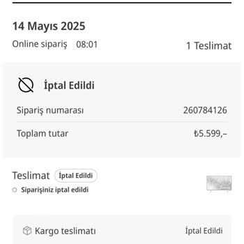 Siparişlerim Bilgim Dışında İptal Edildi, Mağdur Edildim