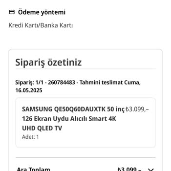İndirimli Ürün Siparişim Keyfi Şekilde İptal Edildi
