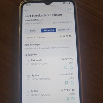 Sanal Kartımdan İzinsiz Para Çekildi Mağduriyetim Giderilsin