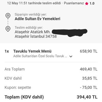 Teslim Edilmeyen Siparişe Çözüm Yerine Sessizlik