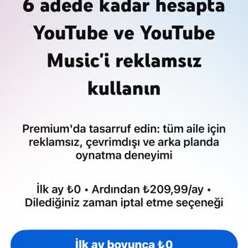 Ücretsiz Denilen Youtube Premium'dan Haksız Ücret Kesintisi