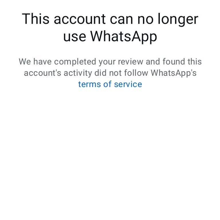 WhatsApp Blocked My Number, No Support, Help Me Now