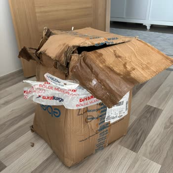 Kargo Nedeniyle Ürünler Hasarlı Ve Dağınık Geldi