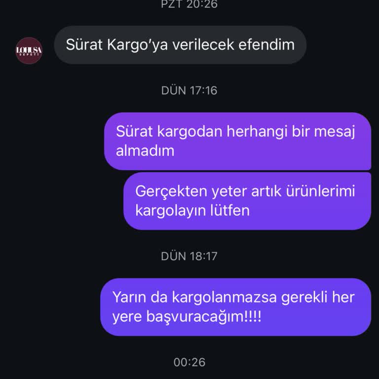 Siparişim Gönderilmedi, Müşteri Hizmeti Yetersiz Kaldı