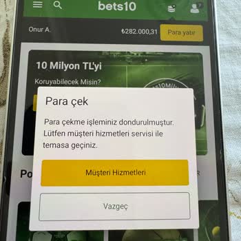 Kazanç Sonrası Hesabım Donduruldu, Çözüm Bekliyorum