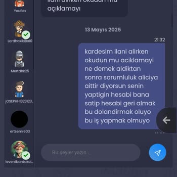 Satıcı Tarafından Hesabım Geri Alındı, Destek Ekibi Yetersiz Kaldı