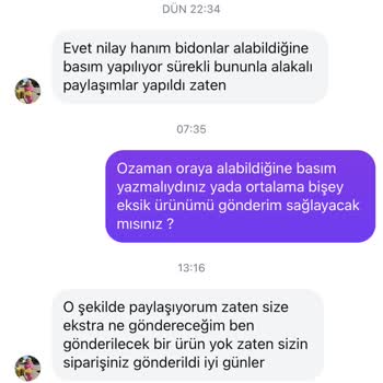 Eksik Teslim Edilen Ürün Hakkında Şikayet