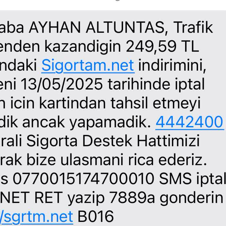 Sigorta İndirimi İadesinde Yaşanan Sorun Ve Müşteri Memnuniyetsizliği