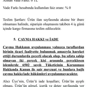 Satın Aldığım Elbisenin Rengi Farklı Geldi, İade Talebim Reddedildi