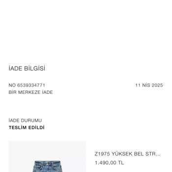 Zara İade Talebim Red Edildi, Ürünüm Ve Param Geri Verilmiyor!