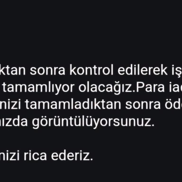 İade Onayı Ve Para İadesi Yapılmıyor, Müşteri Hizmetleri Yanıt Vermiyor