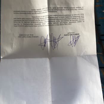 Adıma İzinsiz Fatura Düzenlenerek Cihaz Satışı Yapılması Sonucu Mağduriyet