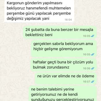 İade Ve Değişim Talebim Sonuçsuz Kaldı, 5 Aydır Mağdurum