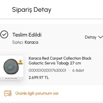 Karaca Web Sitesinden Aldığım Ürünler Kırık Ve Müşteri Hizmetine Ulaşamıyorum