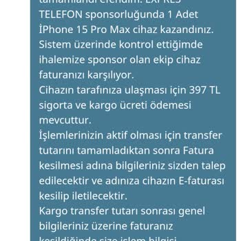 Çekiliş Vaadiyle Adıma Fatura Çıkarıldı Ve Tehdit Edildim