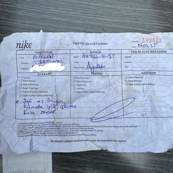 2 Haftada Deforme Olan Ayakkabıya Ret Cevabı: Müşteri Mağduriyeti