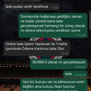 Media Markt İade Sürecinde Eksik Ödeme Ve Yanıltıcı Bilgilendirme Mağduriyeti