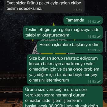 Media Markt İade Sürecinde Eksik Ödeme Ve Yanıltıcı Bilgilendirme Mağduriyeti