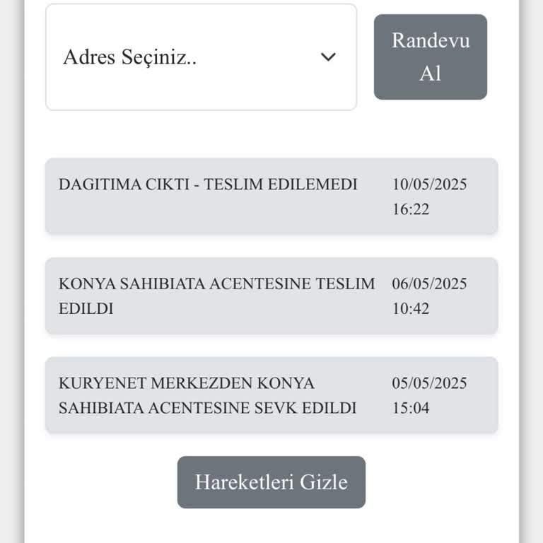 Paketim Teslim Edilmedi Randevu Taleplerime Dönüş Yapılmıyor